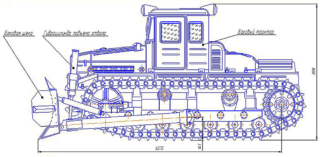 Габариты ДЭТ-250